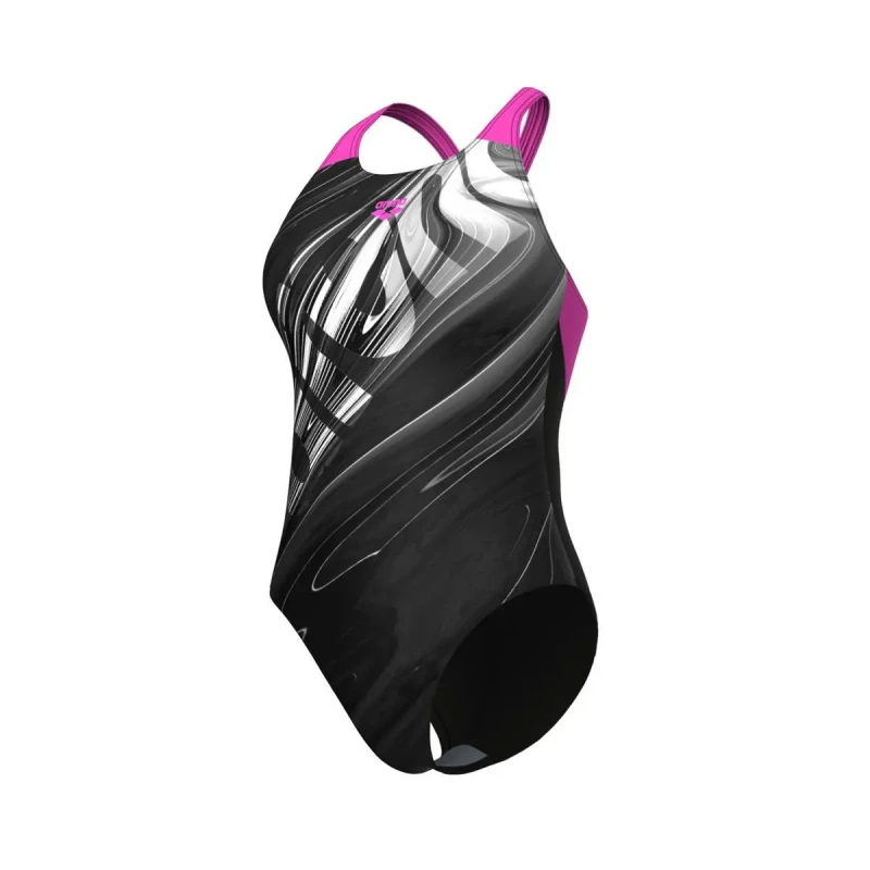 Image of Womens 1 Piece swimsuit Arena Flow Noir Female 46