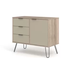 Image of Augusta Driftwood small sideboard with 1 doors, 3 drawers