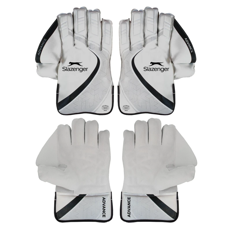 Image of Slazenger Adults Slaz Cricket Gloves White unisex Adults
