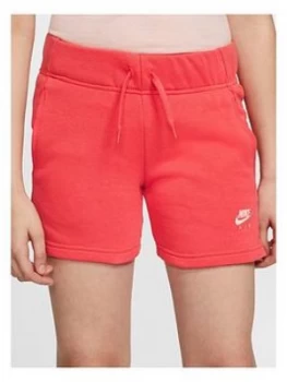 Image of Nike Girls Air Shorts - Red