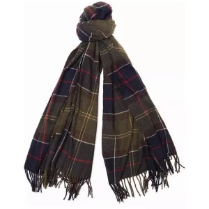 Image of Barbour Womens Hailes Tartan Wrap Classic Tartan