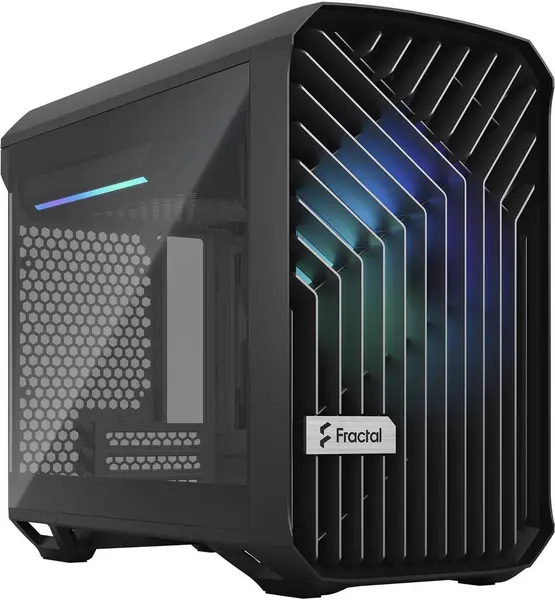 Image of Fractal Design Torrent Nano RGB TG ITX Gaming Case - Black