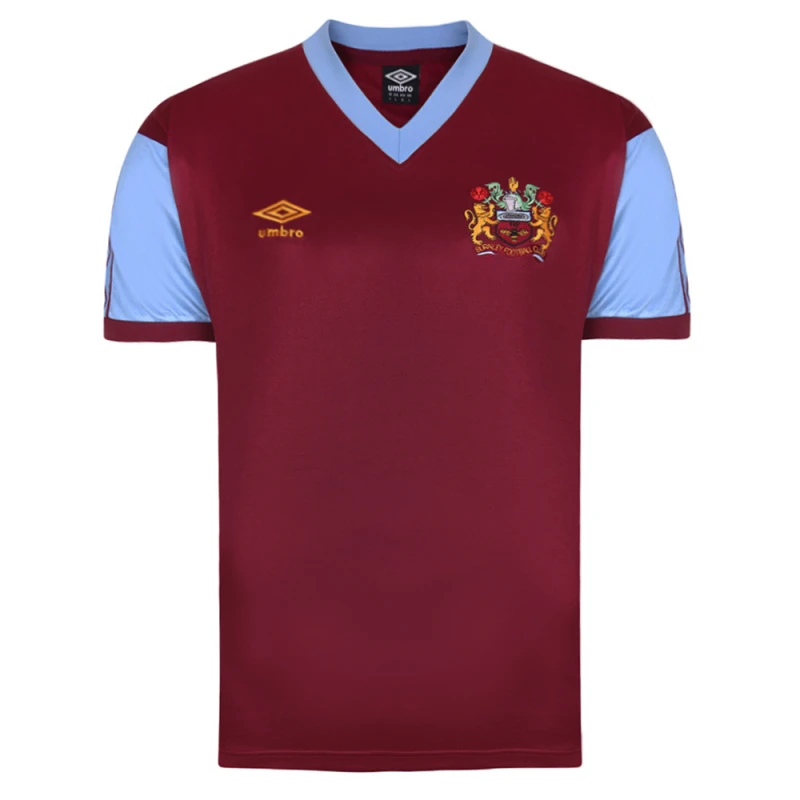 Image of Score Draw Burnley 1980 Umbro Retro Football Shirt BURN80HUMBPCSS-S S Mens Sportswear