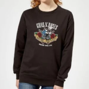 Image of Guns N Roses Here Today... Gone To Hell Womens Sweatshirt - Black