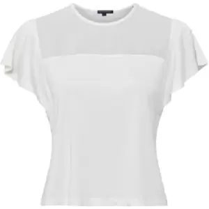 Image of French Connection Rezi Jersey Top - White