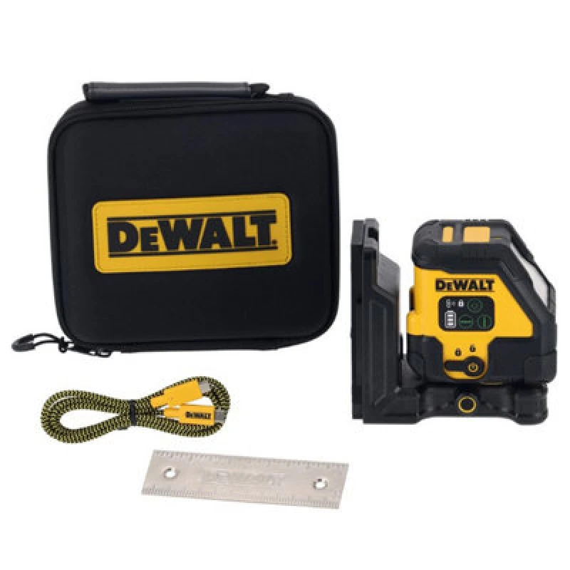 Image of DEWALT DCLE14201GB USB Cross Line Green Beam Laser Level DCLE14201GB