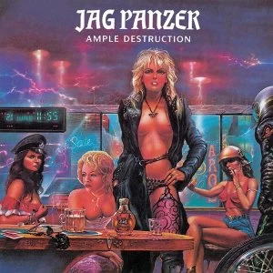 Image of Jag Panzer - Ample Destruction Neon Violet Vinyl