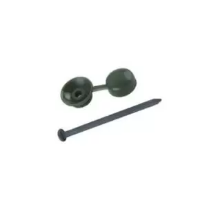 Image of Ariel Metal & Pvc Roofing Screw, Pack Of 20 Green