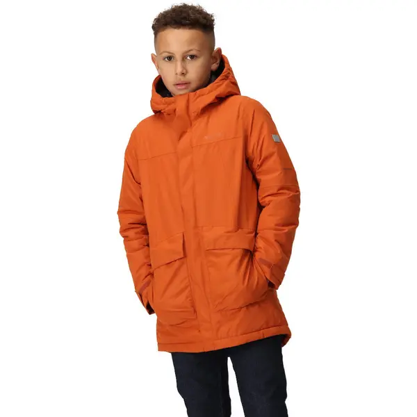 Image of Regatta Boys Farbank Waterproof Breathable Parka Jacket 7-8 Years - Chest 63-67cm (Height 122-128cm)