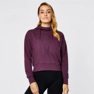 Image of USA Pro Crop OTH Hoodie Ladies - Purple