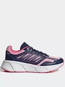 Image of adidas Womens Galaxy Star Trainers - Blue, Size 3.5, Women