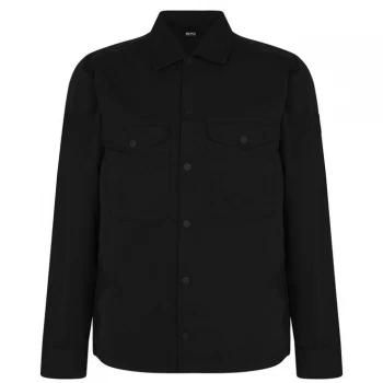 Image of Hugo Boss Lovel 7 Overshirt Black Size 2XL Men