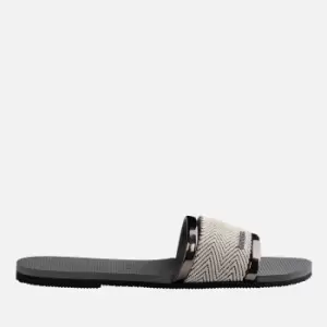 Image of Havaianas Trancoso Woven Rubber Slide Sandals - UK 8