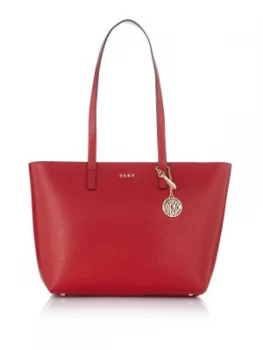 Image of DKNY Sutton chain medium tote Red