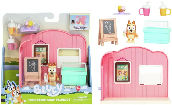 Image of Bluey S10 Ice-cream Shop Mini Playset