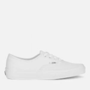 Image of Vans Authentic Canvas Trainers - True White - UK 9