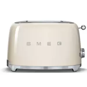 Image of SMEG 50s Retro Style TSF01CRUK 2 Slice Toaster