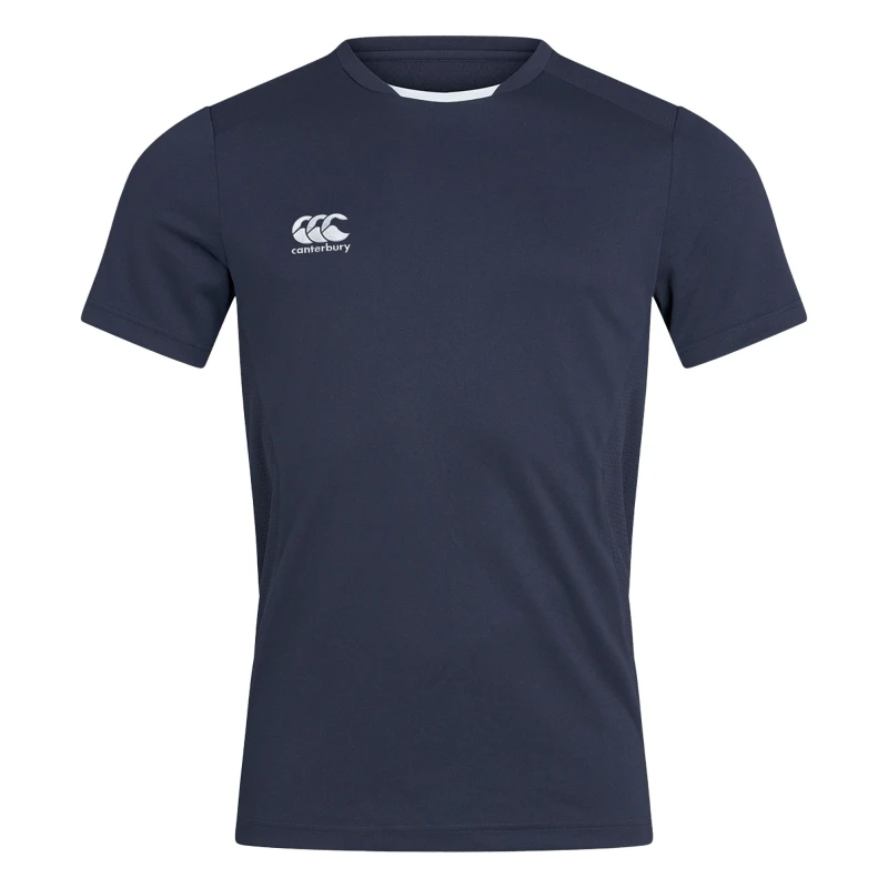 Image of Canterbury Canterbury Men Club Dry T-Shirt in Navy Size: X-Small Navy XS Male 5063806701033