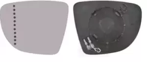 Image of VAN WEZEL Wing Mirror Glass RENAULT 4373837 963669996R