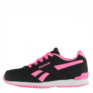 Image of Reebok Glide Rip Clip Junior Girls Trainers - Black/Pink