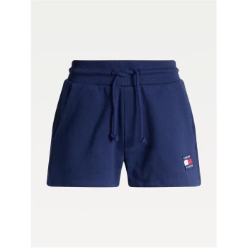Image of Tommy Jeans Tommy Badge Sweatshorts - TWLGHT NAVY C87