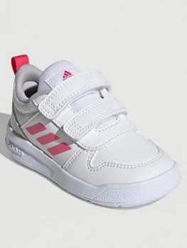 Image of adidas Tensaur Infants, White/Pink, Size 7