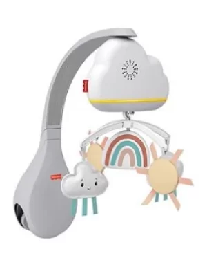Image of Fisher-Price Rainbow Showers Bassinet to Bedside Mobile, One Colour