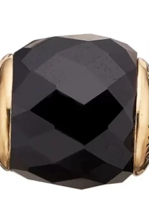 Image of Ladies Christina Sterling Silver Sterling Silver Precious Black Bead Charm 623-G37