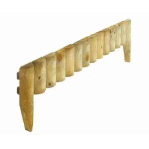 Image of Rowlinson 12" Border Fence 1m 2 Pack, Wood
