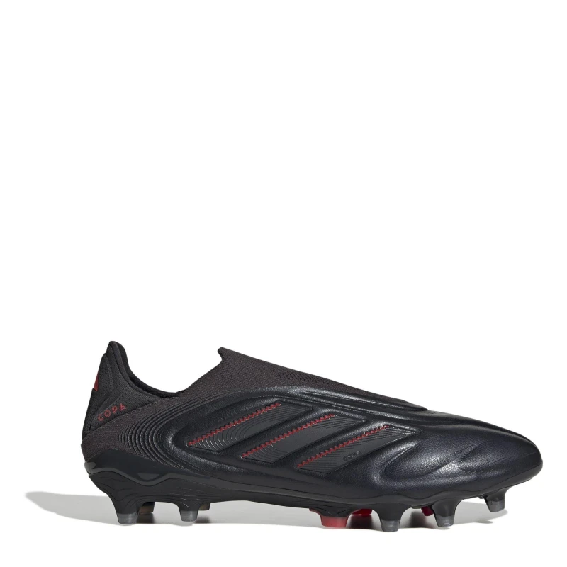 Image of adidas Copa Pure III Elite Laceless Firm Ground Football Boots Black/Crbon/Red male 7 (40.7)
