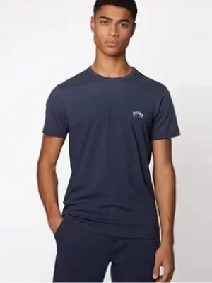 Image of Hugo Boss Golf Curved T-Shirt, Navy Size XL Men