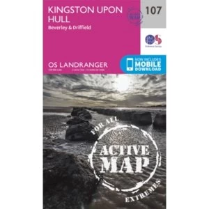 Image of Kingston Upon Hull, Beverley & Driffield by Ordnance Survey (Sheet map, folded, 2016)