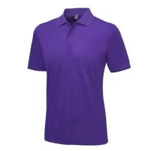 Image of AWDis Just Cool Mens Smooth Short Sleeve Polo Shirt (XXL) (Purple)