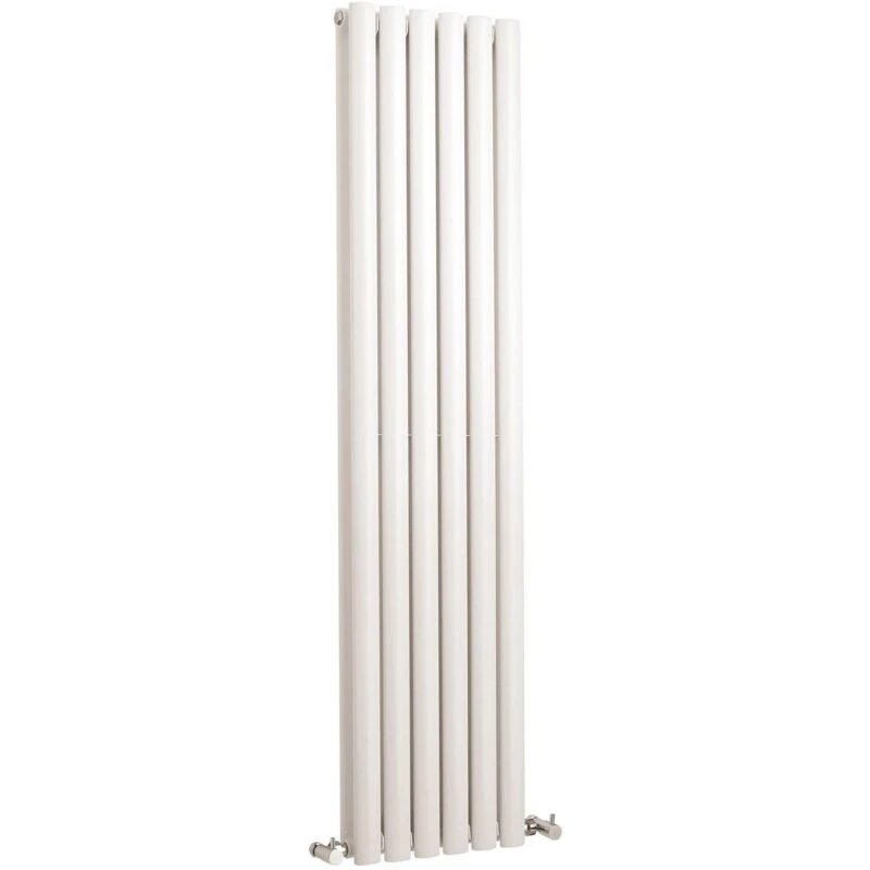 Image of Aspire Aspire - Hudson Reed Revive Double Designer Vertical Radiator 1500mm h x 354mm w - High Gloss White PWHL368