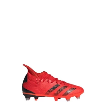 Image of adidas Predator Freak.3 Soft Ground Boots Kids - Red / Core Black / Solar Red