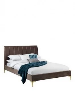 Image of Julian Bowen Deco Velvet Bed Frame