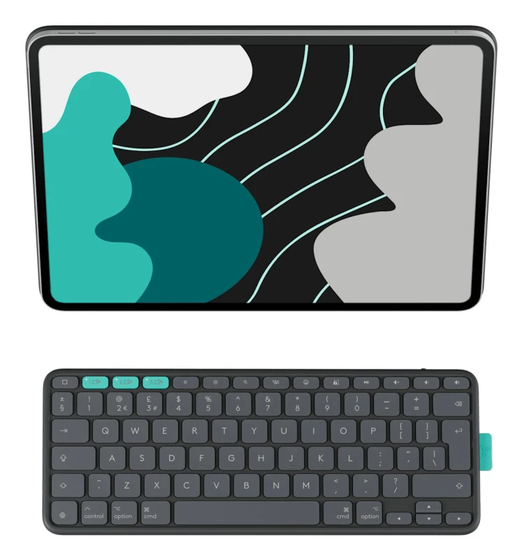 Image of Logitech Logitech Flip Folio QWERTY Bluetooth Graphite 920-013387