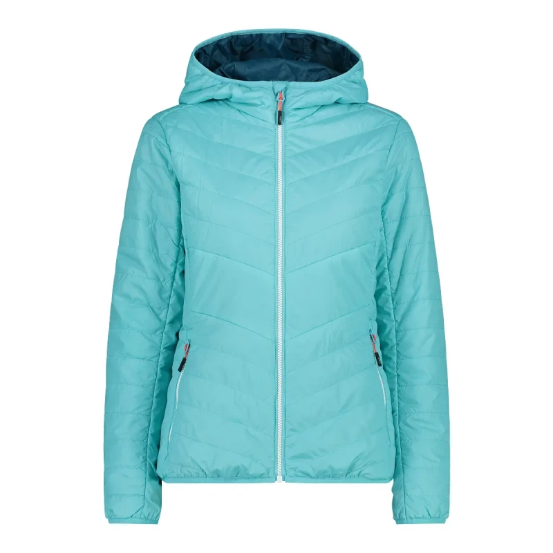 Image of Hooded Puffer Jacket CMP Bleu Female S