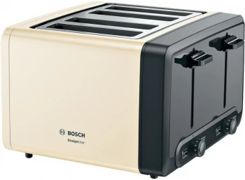 Image of Bosch DesignLine Plus TAT4P447GB 4 Slice Toaster