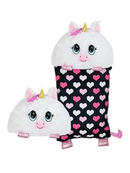 Image of Happy Nappers Fluff A Luff Pets Unicorn Pillow