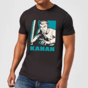 Image of Star Wars Rebels Kanan Mens T-Shirt - Black - XL
