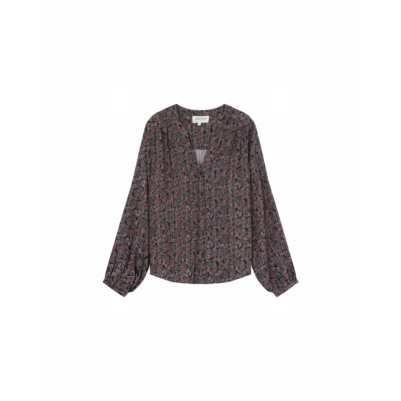 Image of Grace & Mila Womens blouse Grace & Mila Lorona Noir Female L