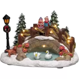 Image of Konstsmide 4204-000 Pond and bridge RGBW LED (monochrome) Multi-coloured incl. switch