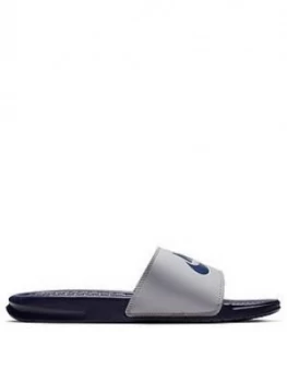 Image of Nike Benassi Jdi - Grey/Navy
