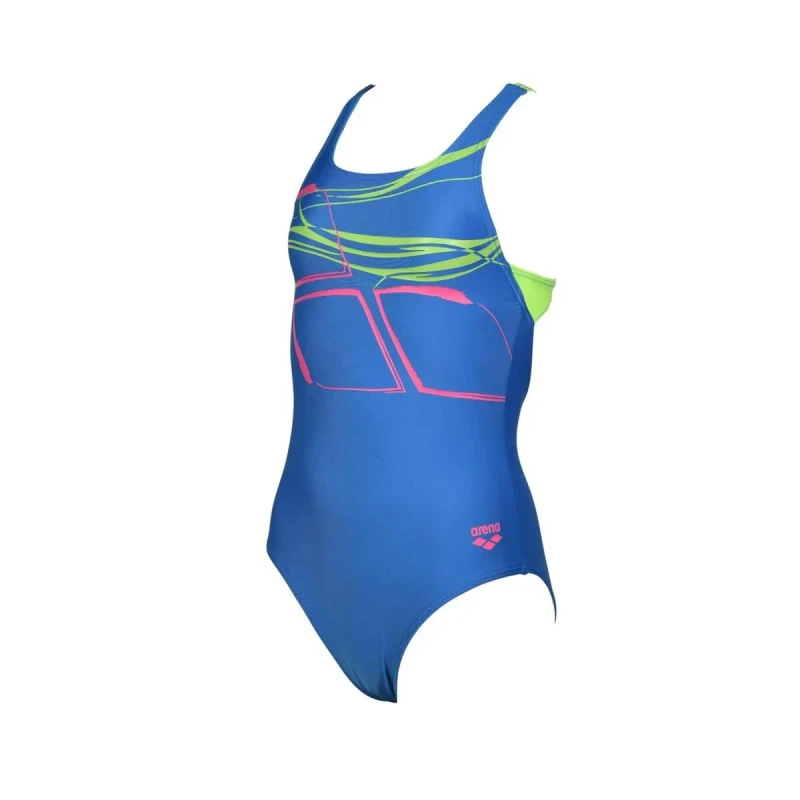 Image of One Piece swimsuit for girls Arena Pro Logo Bleu Female 12/13 ans
