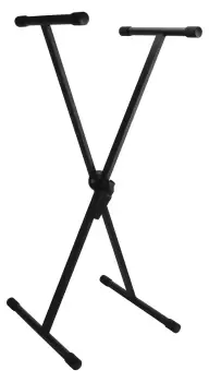 Image of Single Cross Folding Keyboard Stand with Safe-Lock Mechanism by Cobra