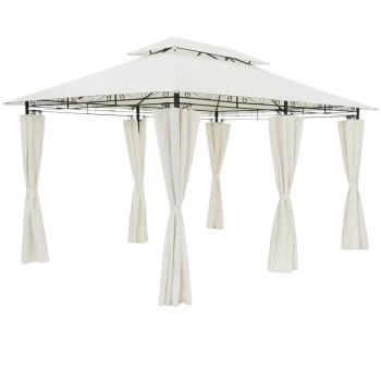 Image of Casaria - Gazebo Pavilion Garden Topas 3x4m Cream