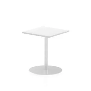 Image of Italia Poseur Table Square 600600 Top 725 High White