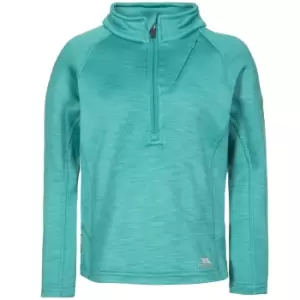 Image of Trespass Childrens Girls Celina Fleece (5/6 Years) (Green Ocean Marl)