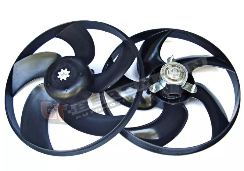 Image of GT-BERGMANN GT13-007 Cooling Fan Ø: 340mm, for vehicles without air conditioning, with electric motor Plastic Fan,radiator (508)